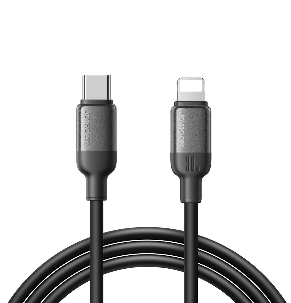 Joyroom S-A62 Lively Snabbladdningskabel 30W USB-C till Lightning - Svart