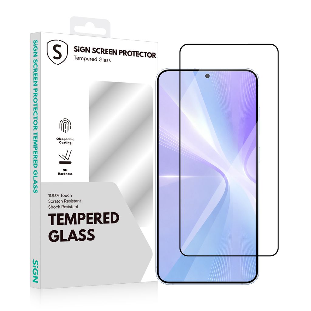 SiGN Skärmskydd i härdat glas till Samsung Galaxy S26 Plus med stöd för ultraljudsupplåsning