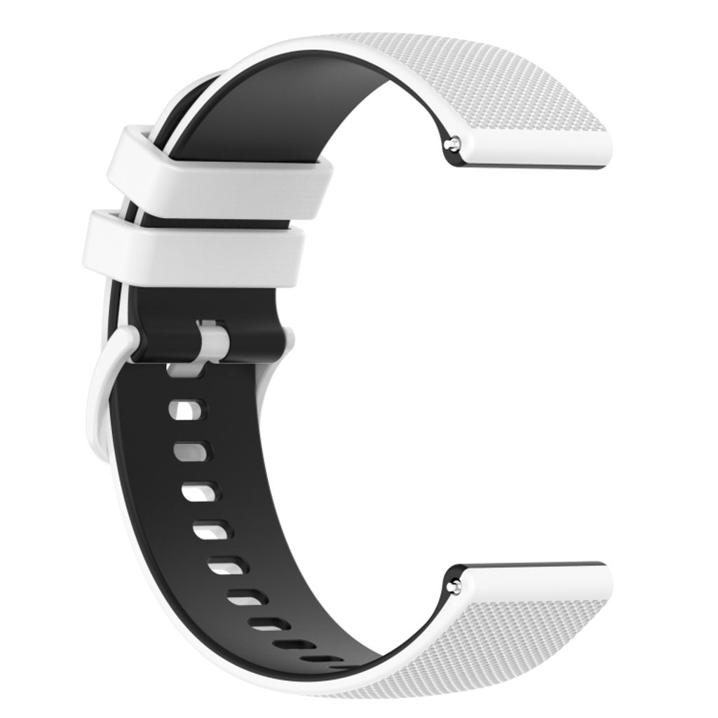 Garmin Approach S40 Kockarmband i texturerat silikon tvåfärgat - Svart / Vit