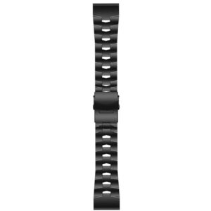 Garmin Fenix 7X Solar Kockarmband i titanlegering med snabbfäste - Svart