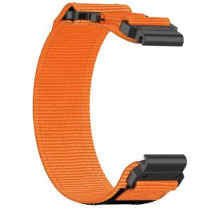 Garmin Fenix 7X Pro 51mm Kockarmband i nylon - Orange