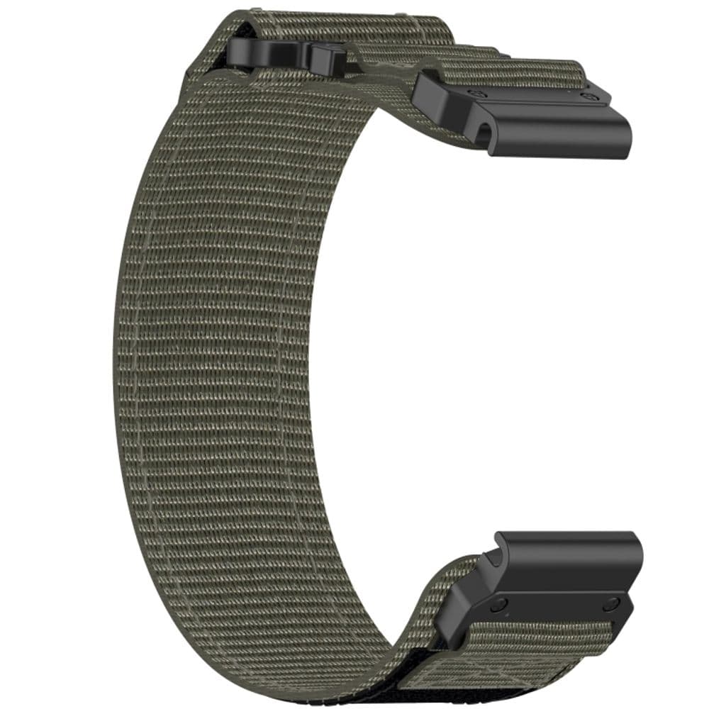 Garmin Fenix 7X Pro 51mm Kockarmband i nylon - Grå
