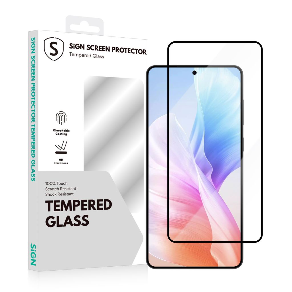 SiGN Samsung S25 Edge Skärmskydd Härdat Glas Ultrasonic fingerprint unlock