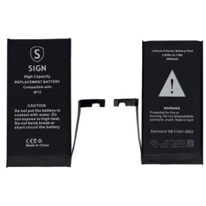 iPhone 15 Batteri hög kapacitet - 3640mAh