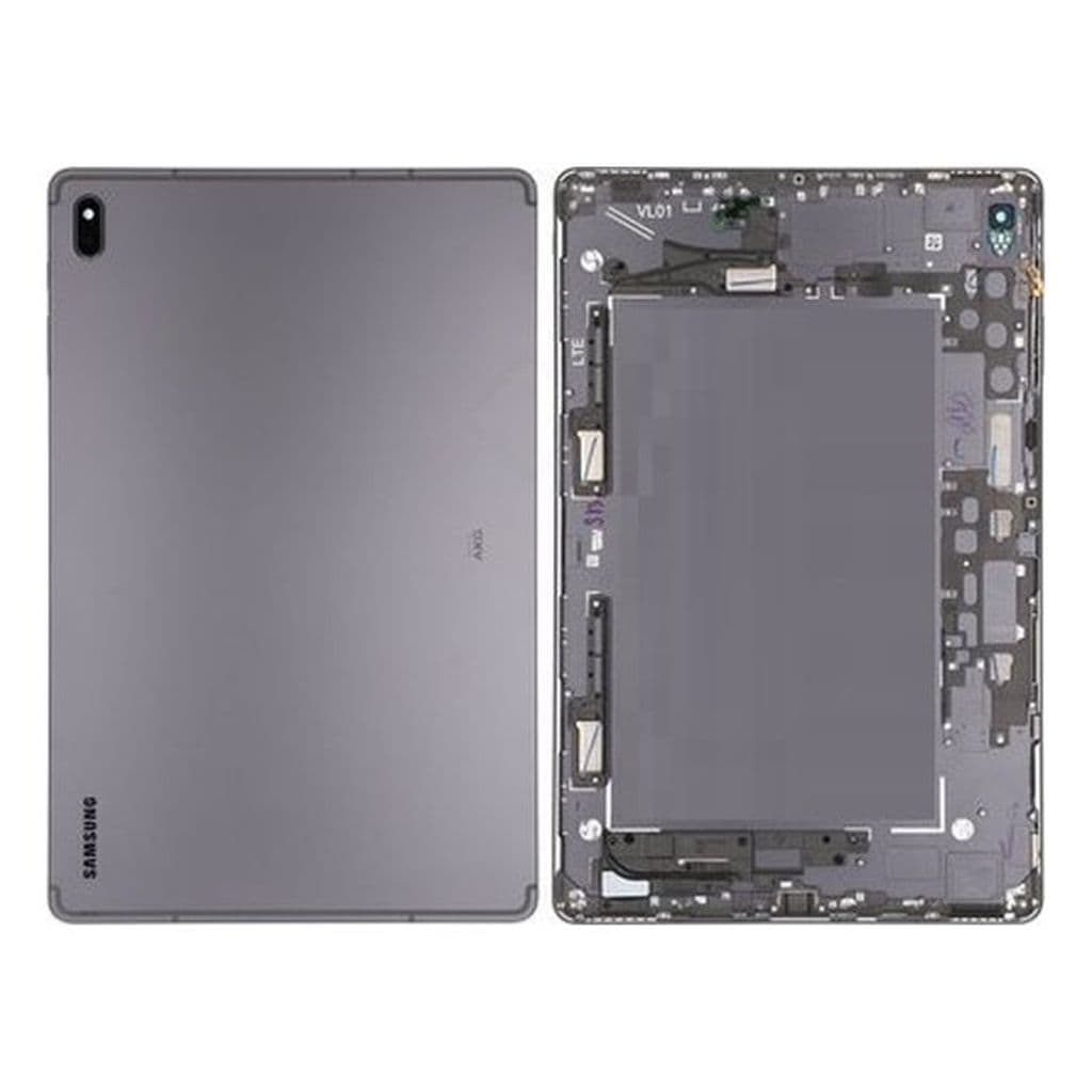 Samsung Galaxy Tab S7 FE Baksida - Svart T736