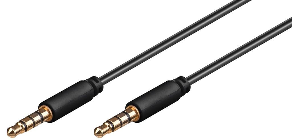 Goobay AUX Audio Cable 3.5 mm stereo hane till hane 3 meter
