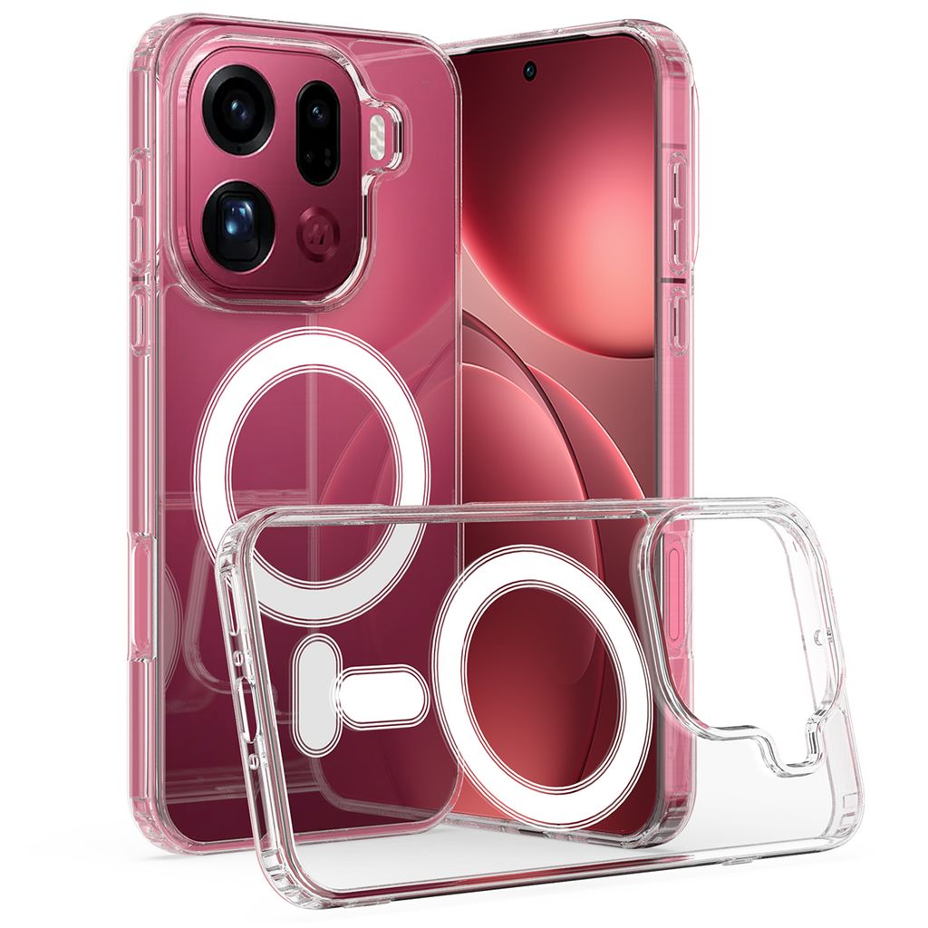 Oppo Find X9 Pro 5G MagSafe Skal - Transparent