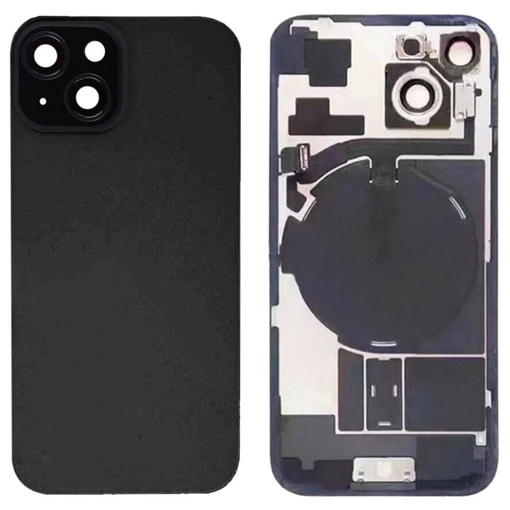 iPhone 15 Baksida utan logga - Svart