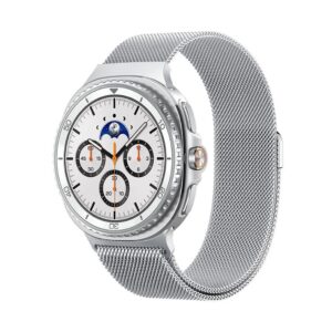 Spigen Metal Fit Link Armband till Galaxy Watch 9/8/8 Classic - Silver