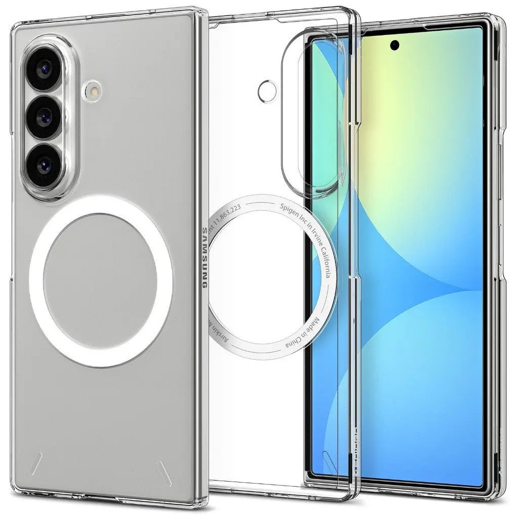 Spigen AirSkin MagFit Skal till Samsung Galaxy Z Fold8 Ultra - Transparent/Vit