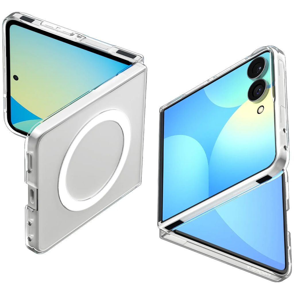 Spigen AirSkin MagFit Skal till Samsung Galaxy Z Flip8 - Transparent/Vit