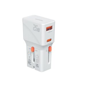 4Smarts Nomad Pocket 25W Universal Nätadapter - Vit