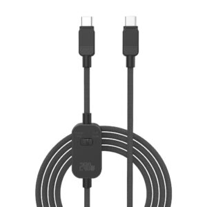 4Smarts PrivacyCord USB-C-kabel 240W, 1.2 m - Svart