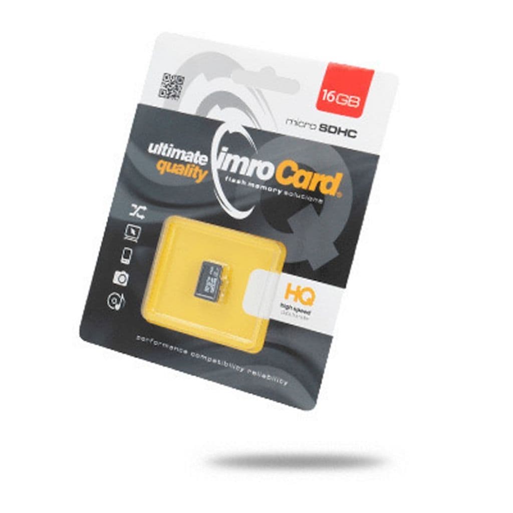 Imro microSDHC-minneskort 16 GB klass 10 UHS-I