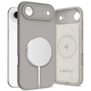Tech-Protect Silicone MagSafe Skal till iPhone Air - Grå