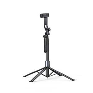 Ugreen Bluetooth Selfiepinne/Stativ med fyra ben, 185 cm - Svart