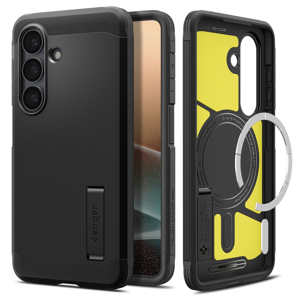 Spigen Samsung Galaxy S26 Plus Tough Armor MagFit Skal - Svart