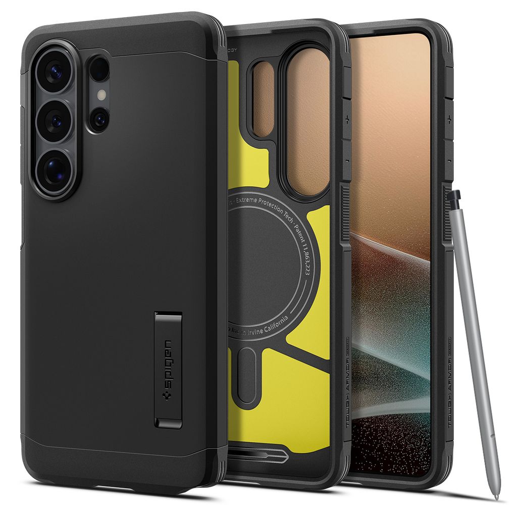 Spigen Tough Armor MagFit Skal till Samsung Galaxy S26 Ultra - Svart