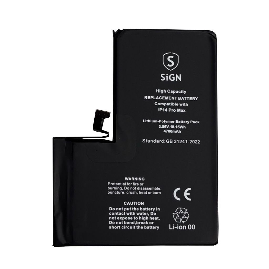 iPhone 14 Pro Max Batteri hög kapacitet - 4770mAh
