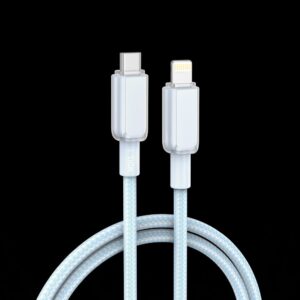 SiGN USB-C till Lightning-kabel 30W, 1m - Blå
