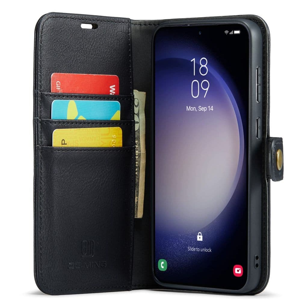 DG.MING Samsung Galaxy A36 5G Fodral med Plånbok - Svart