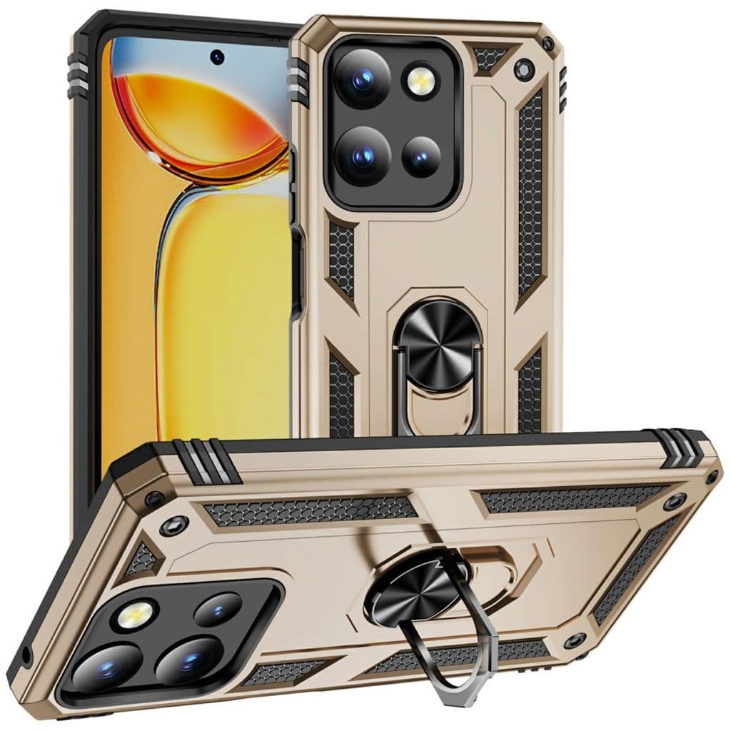 Motorola Moto G 5G 2025 Skal med kickstand - Guld