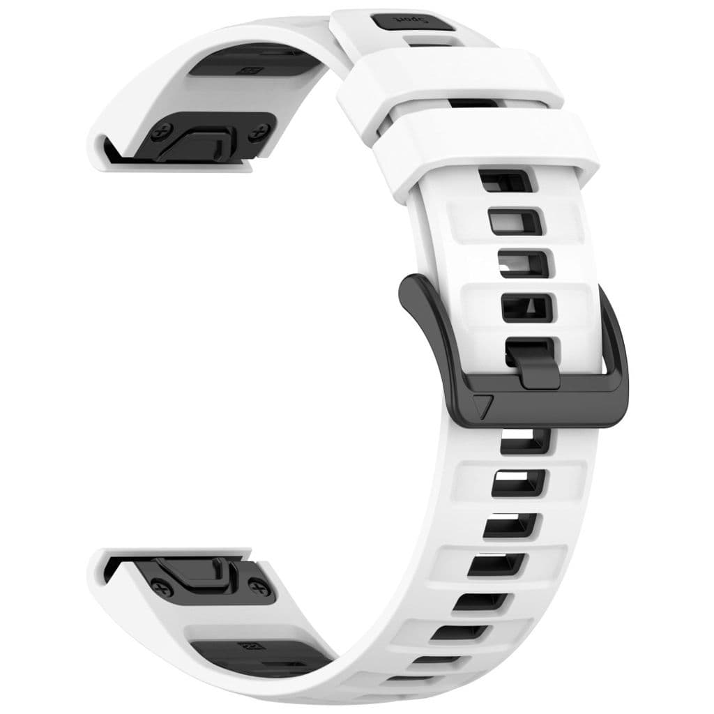 Garmin Fenix 8 43mm etc. Klockarmband - Vit, Svart - Bild 2