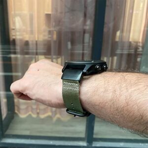 Garmin Fenix 7/6/6 Pro/Forerunner 945/935 etc. Klockarmband i nylon - Svart