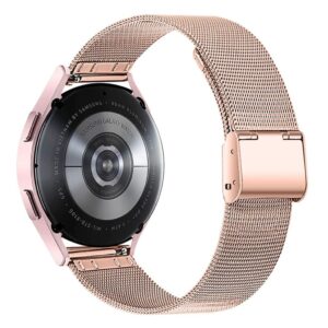 Galaxy Watch 4 Classic/Active Milanesiskt Klockarmband – Roséguld