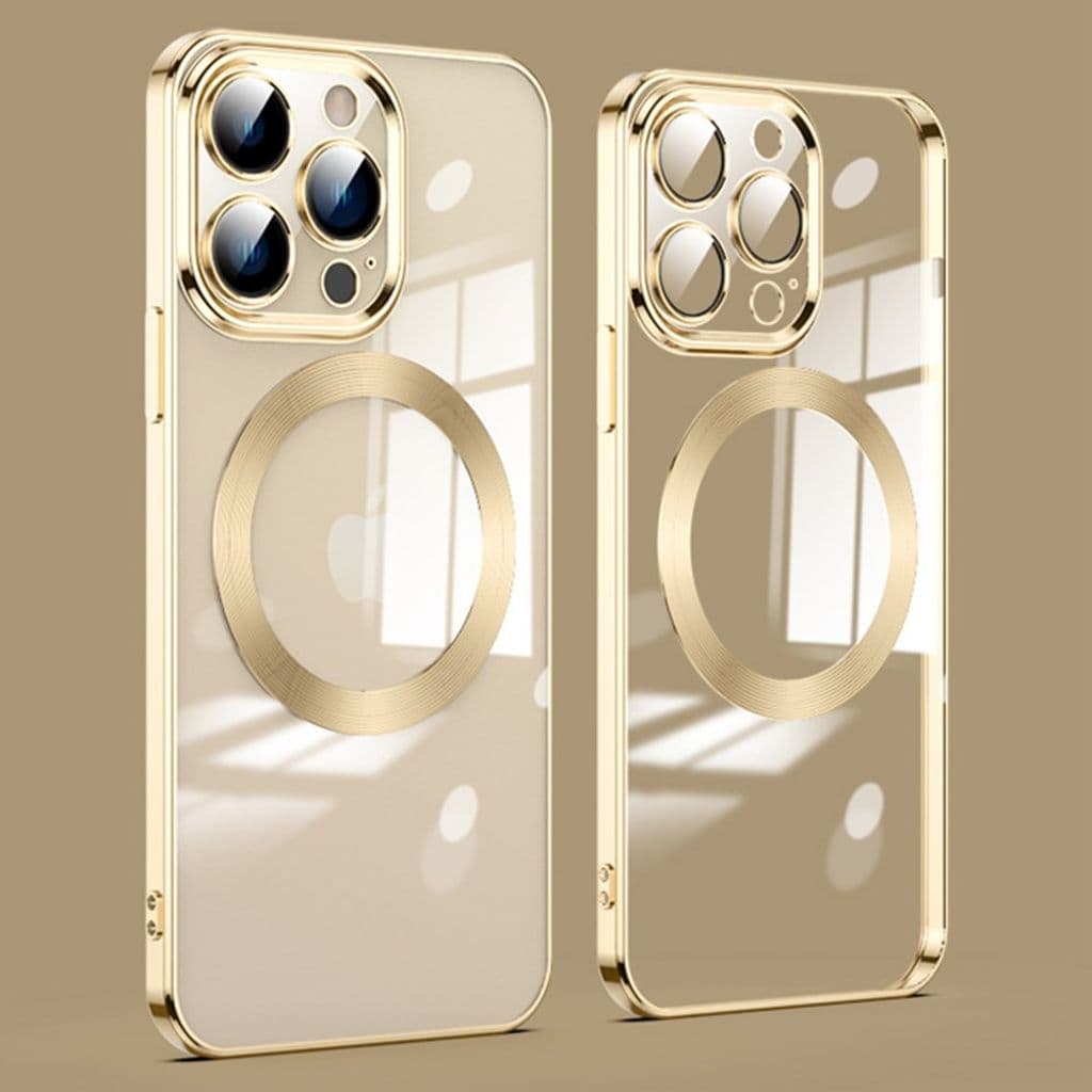 iPhone 12 Pro Max TPU Skal med MagSafe - Guld