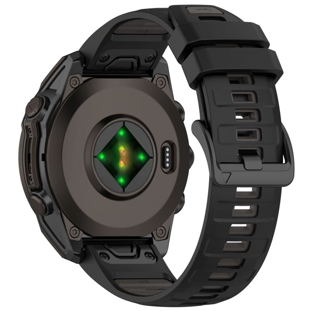 Garmin Fenix 8/Fenix E/Quatix 7 Pro m.fl. Klockarmband – Svart/Grå - Bild 3