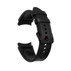Samsung Galaxy Watch 6/5/5 Pro/4 Läderarmband - Svart