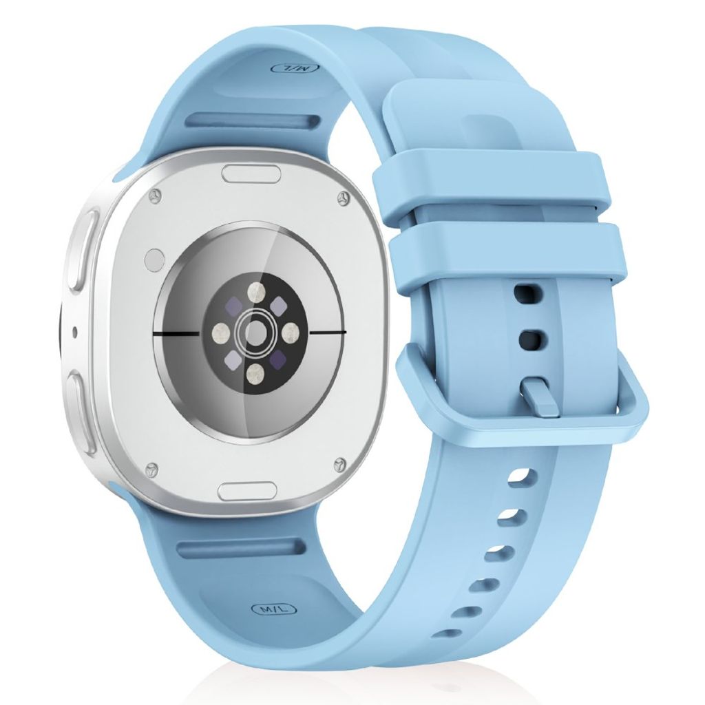 Samsung Galaxy Watch9/8/8 Classic Silikonarmband L - Ljusblå
