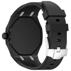 Swatch Royal Pop Silikonarmband med skal - Svart/Vit