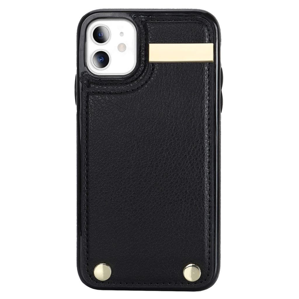 iPhone 11 Skal med korthållare - Svart - Bild 2