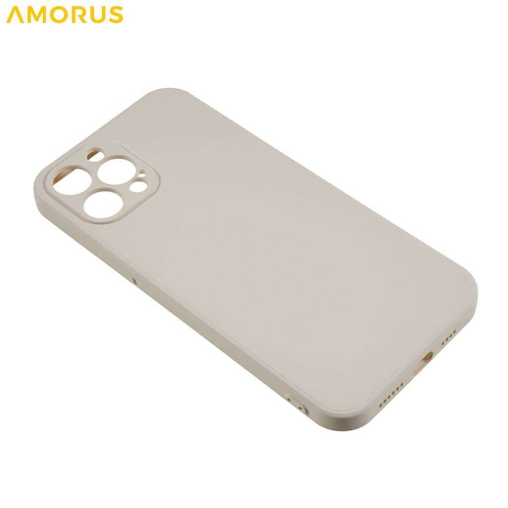AMORUS iPhone 12 Pro Max TPU Skal - Vit - Bild 4
