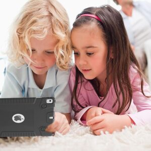 iPad 9.7" 5/6, iPad Air/Air 2 Heavy Duty skal i silikon - Svart
