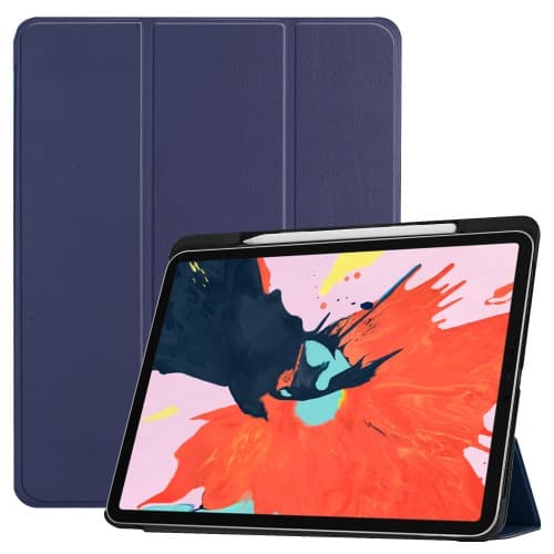 Tri-Fold Tablet Fodral till iPad Pro 12.9" (2018) - Mörkblå