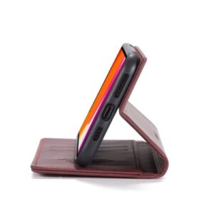 CASEME Plånboksfodral för iPhone 11 Pro Max - Vinröd