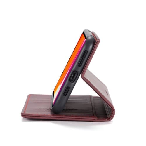 CASEME Plånboksfodral för iPhone 11 Pro Max - Vinröd