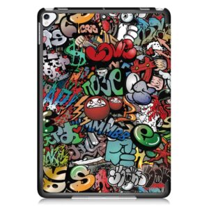 iPad 10.2" 2021/2020/2019 Tri-fold Fodral med Stativfunktion - Graffiti