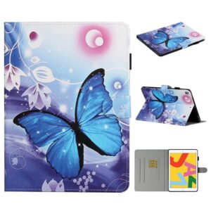 iPad 10.2" 2021/2020/2019, Air 10.5 2019 fodral - Blue Butterfly