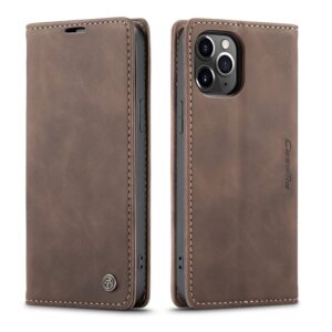 CASEME 013 Plånboksfodral för iPhone 12 Pro Max - Coffee