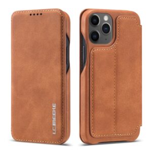 LC.IMEEKE Retro Fodral för iPhone 12 Mini - Brun