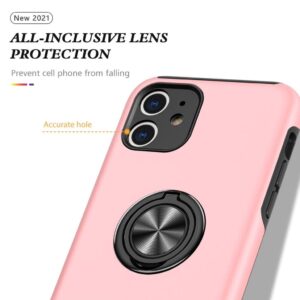 iPhone 11 skal med en ringhållare - Rosa