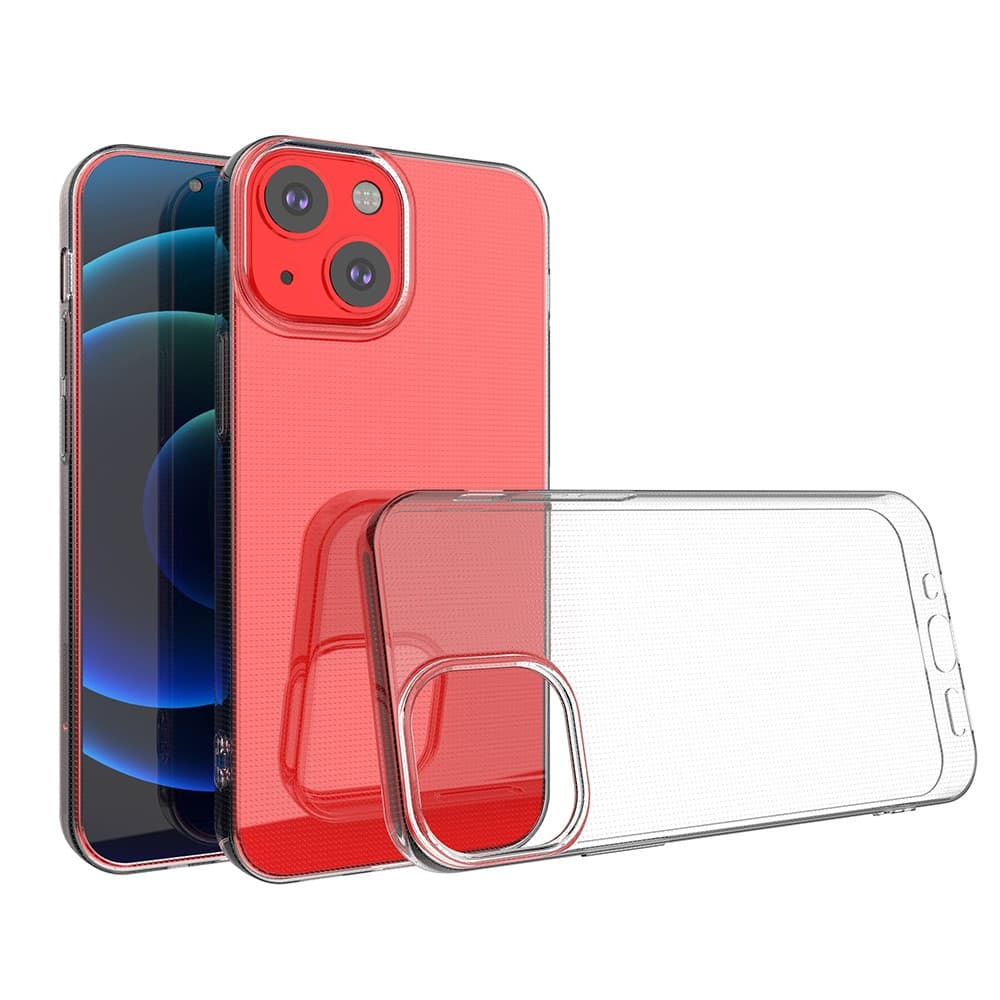 Genomskinligt iPhone 13 Mini skal