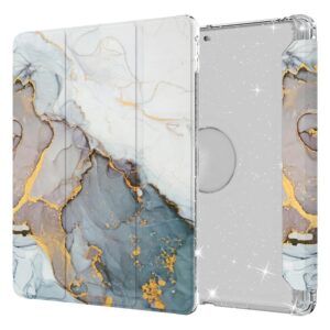 iPad 10.2" 2021/2020/2019 fodral marmor - Grå
