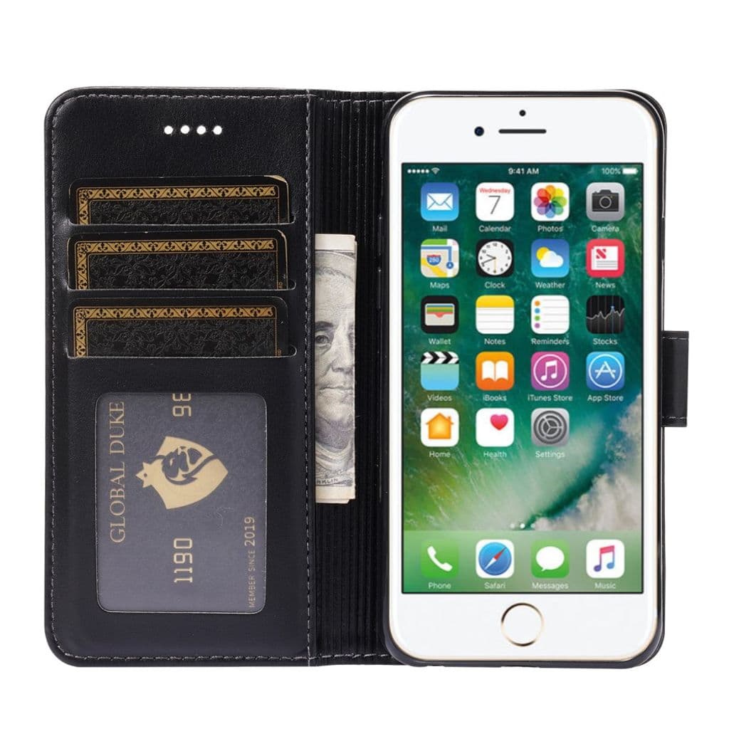 IPhone SE (2022) etc. fodral med en magnetrem - Svart