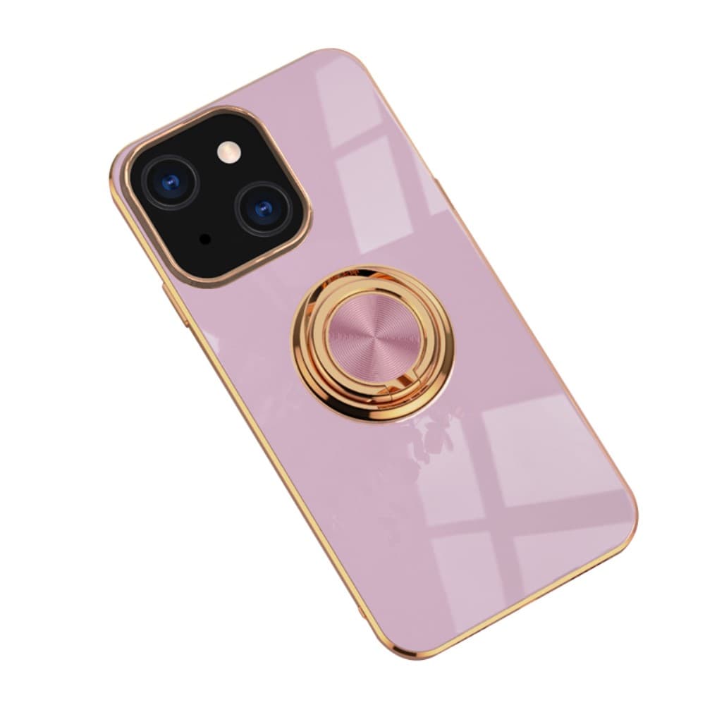 iPhone 13 Skal med ringhållare / Stativ - Lila