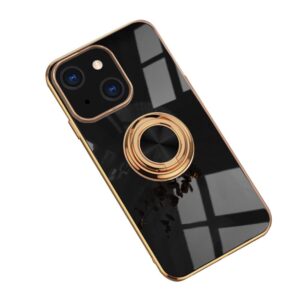 iPhone 13 Skal med ringhållare / Stativ - Svart